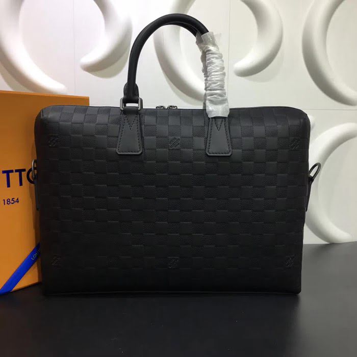 路易威登LV頂級原單 N41284 Porte-Documents Jour公事包Damier Infini牛皮 YDH1000